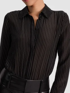 Alice and Olivia BODYSUITS*WILLA SILK BODYSUIT