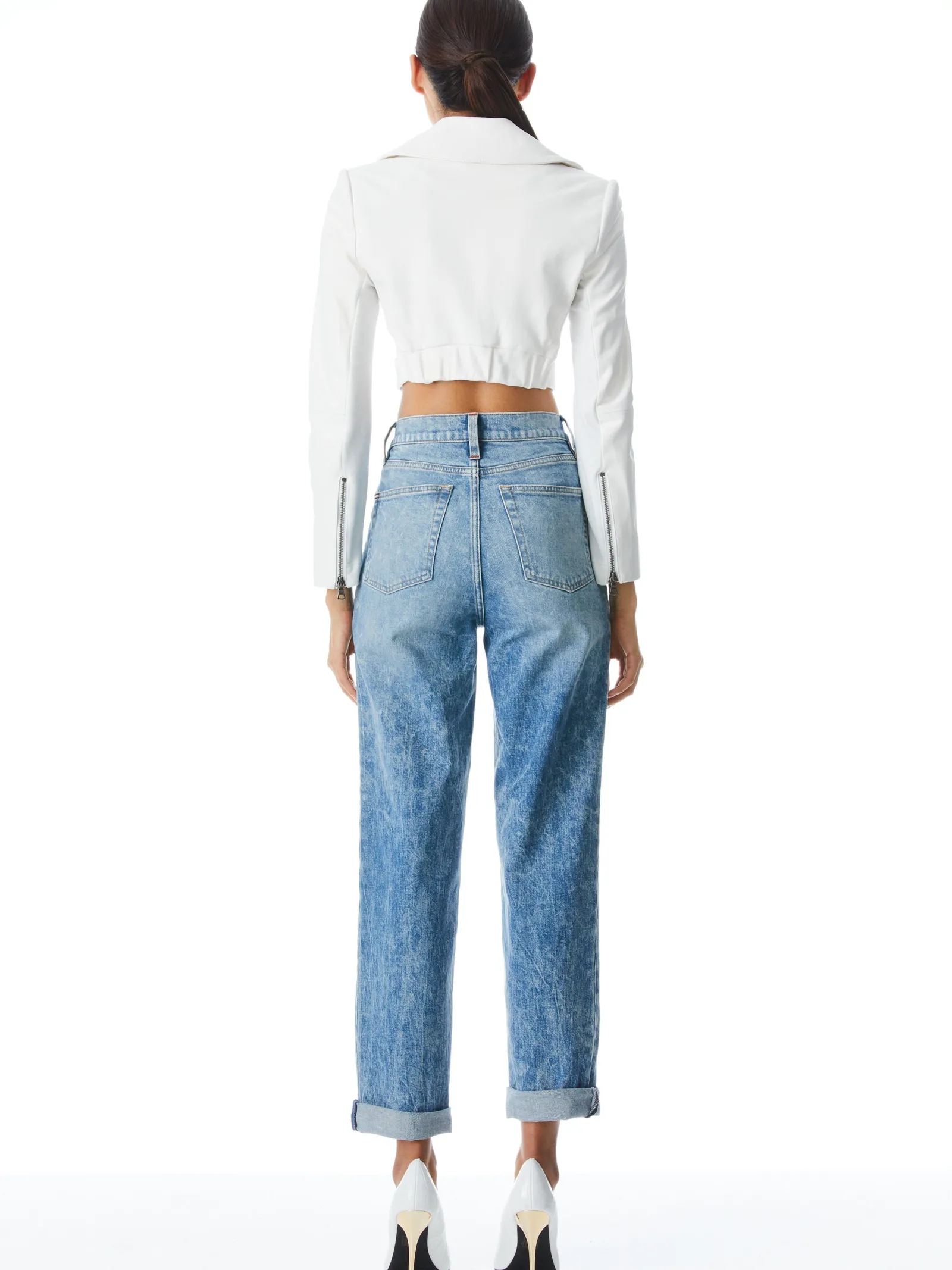 Alice and Olivia JACKETS*YARDLEY VEGAN JACKET