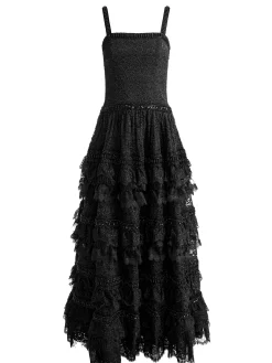 Alice and Olivia MAXI*ZENA LACE MAXI DRESS